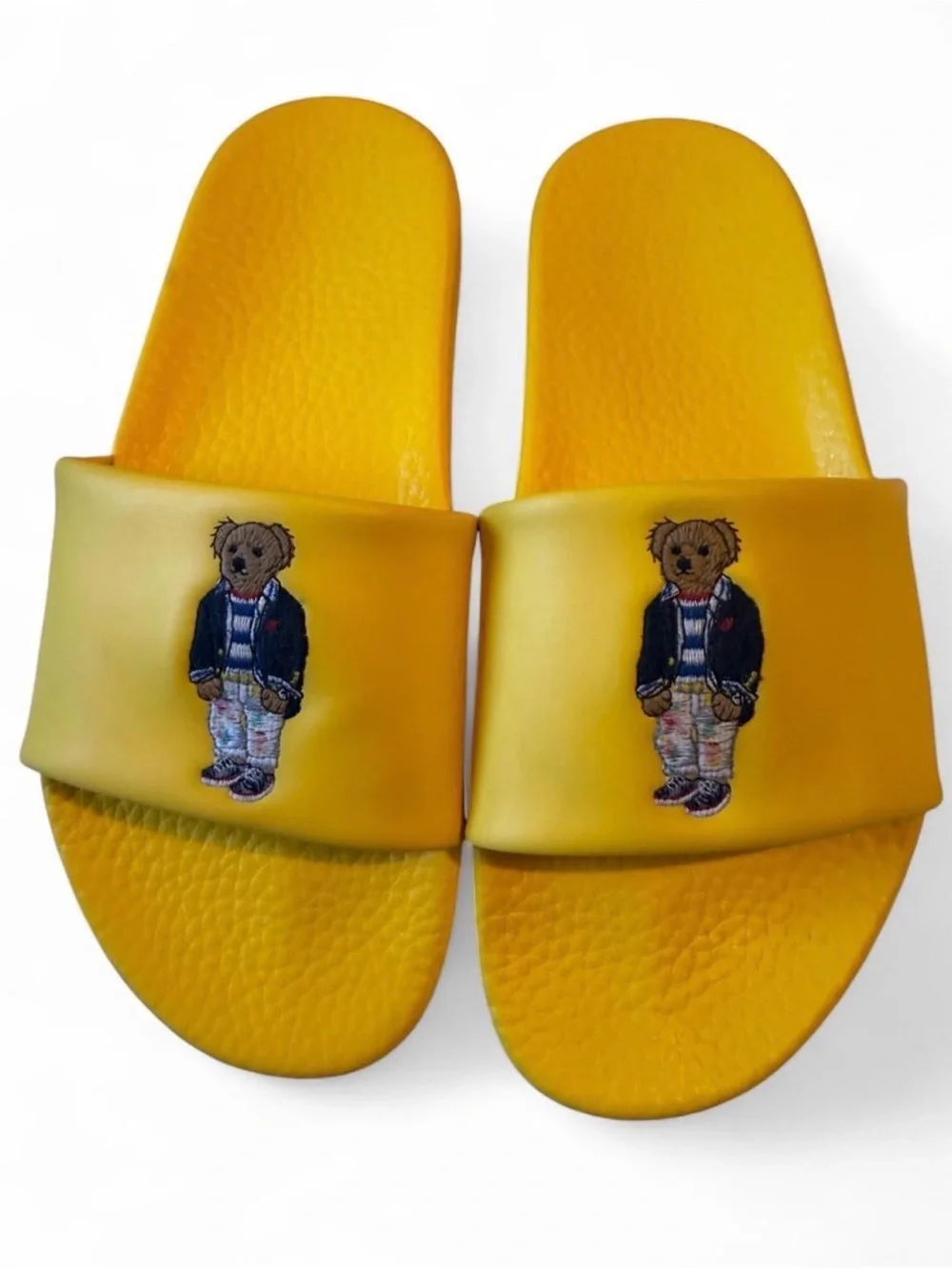 Polo by Ralph Lauren Yellow Slide Sandals
